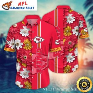 Kansas City Chiefs Field Of Daisies – KC Chiefs Aloha Shirt