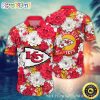 Kansas City Chiefs Floral Fiesta – Vivid Red Men’s Hawaiian Shirt