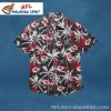 Kansas City Chiefs Monochrome Palm Black Hawaiian Shirt