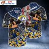 LA Rams Hawaiian Shirt – Mickey’s Tropical Escape Graphic