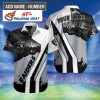 Las Vegas Raiders Abstract Art Personalized Men’s Hawaiian Shirt