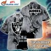 Las Vegas Raiders Logo Print Hawaiian Shirt Tropical Leaves Edition