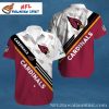 League Legacy Arizona Cardinals Hawaiian Shirt – White Collar Classic Cut