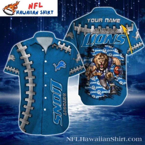 Lions Game Day Football Lace Custom Hawaiian Shirt