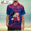 Men’s Buffalo Bills Tropical Shirt With Mickey Silhouette