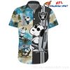 Men’s Las Vegas Raiders Hawaiian Shirt Snoopy’s Beach Adventure