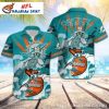 Miami Dolphins Surfing Skeleton Exclusive Hawaiian Shirt – Grateful Dead Series