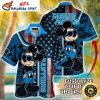 Mickey American Flag NFL Carolina Panthers Hawaiian Shirt