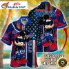 Mickey Graphic US Flag – Customizable Cartoon-Themed Buffalo Bills Hawaiian Shirt