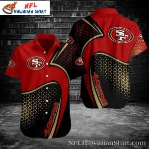 Midnight Rush 49ers Hawaiian Shirt – Starry Night Style