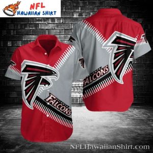 Modern Stripes Atlanta Falcons NFL Hawaiian Men’s Shirt