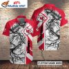 Monochrome Tree Camo Kansas City Chiefs Custom Hawaiian Shirt