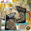 NFL New Orleans Saints Metal Pattern  Personalized Hawaiian Shirt