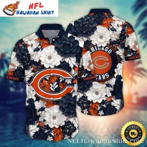 Nautical Floral – Chicago Bears Hawaiian Shirt