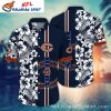 Nautical Navy Chicago Bears Hawaiian Shirt – Men’s Seaside Touchdown