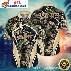 New Orleans Saints Vibrant Tropics Hawaiian Shirt