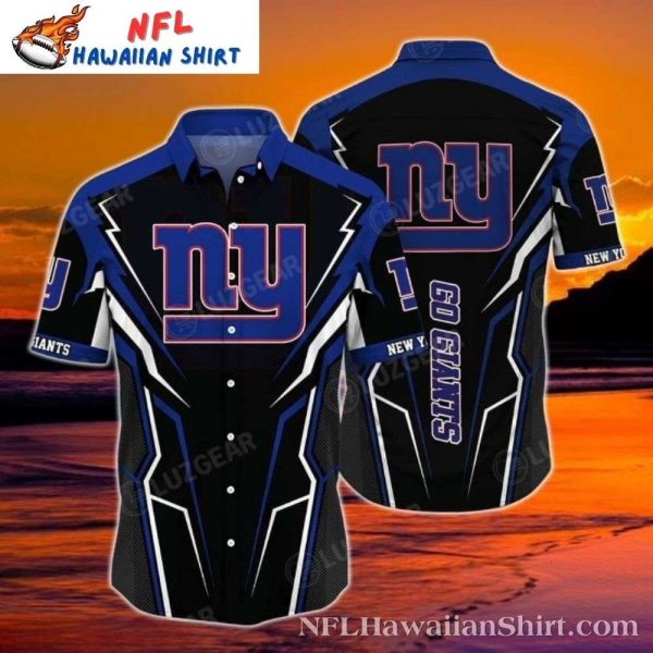 New York Giants Cyber Strike Aloha Shirt