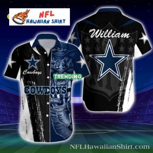 Night Rush Dallas Cowboys Custom Name Hawaiian Shirt