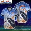 Oceanic Dreamscape – Chicago Bears Personalized Hawaiian Shirt