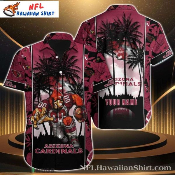 Palm Sunset Gridiron Glory – Arizona Cardinals Tropical Hawaiian Shirt