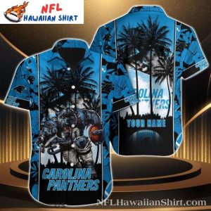 Palmetto Sunset Carolina Panthers Hawaiian Shirt