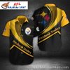 Pittsburgh Steelers Black And Gold Power Play Hawaiian Shirt