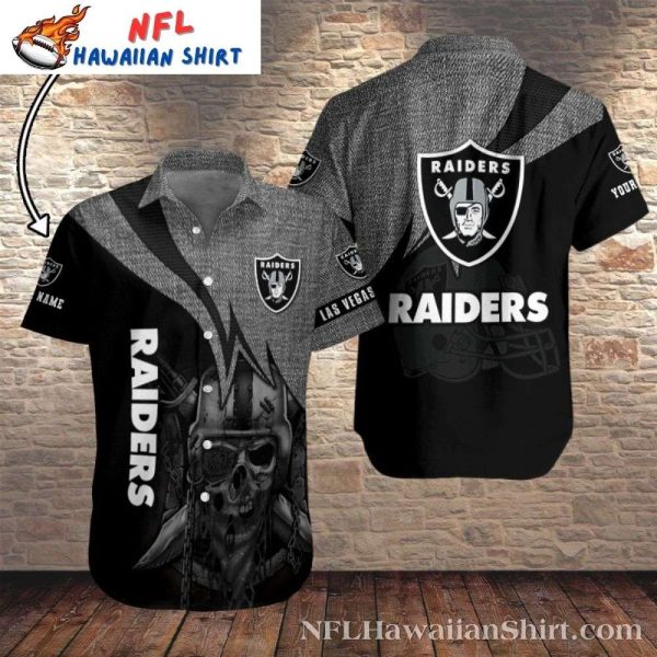 Raiders Warrior Spirit Customizable Hawaiian Shirt