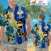 Rams Surf And Play – Mickey LA Rams Themed Hawaiian Shirt