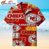 Red Blaze Arrowhead KC Chiefs Men’s Hawaiian Shirt