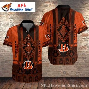 Royal Bengal Cincinnati Bengals Hawaiian Shirt – Ornate Elegance Bengals Aloha Shirt