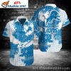 Royal Blue Detroit Lions Paisley Pride Aloha Shirt