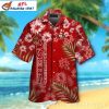 San Francisco 49ers Red Floral Elegance Hawaiian Shirt