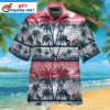 Sandy Shores Houston Texans Hawaiian Shirt – Ombre Palm Tree Panorama