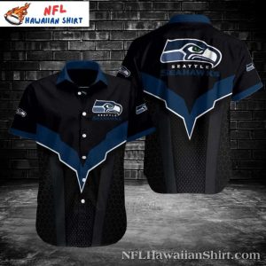 Seattle Seahawks Custom Midnight Hex Agility Hawaiian Shirt