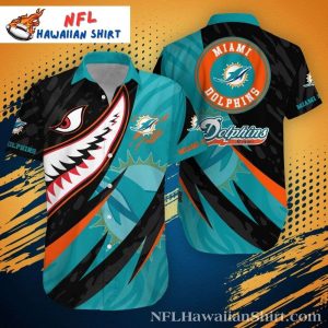 Shark Defense – Miami Dolphins Ocean Predator Hawaiian Shirt