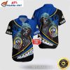 Skull Tropical LA Rams Hawaiian Shirt – Ghostly Gridiron