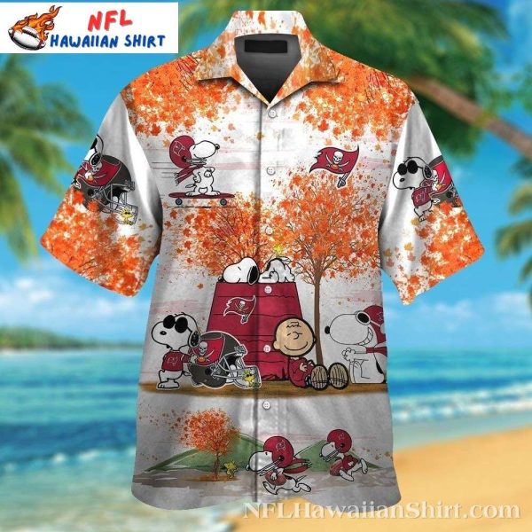 Snoopy Autumn Tampa Bay Buccaneers Hawaiian Shirt