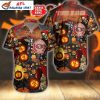 Spooky 49ers Halloween Night Custom Name Hawaiian Shirt