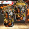 Spooky Touchdown Spirit – Pittsburgh Steelers Halloween-Themed Hawaiian Shirt