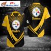 Steel City Spirit – Polka-Dot Party Yellow Black Steelers Tropical Hawaiian Shirt