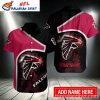 Stellar Splash Customizable Atlanta Falcons Hawaiian Shirt