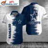 Streaked Fan Spirit Dallas Cowboys Aloha Shirt