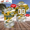 Sunny Tropics Green Bay Packers Customizable Hawaiian Shirt