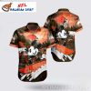 Sunset Gridiron Mickey – Cleveland Browns Hawaiian Shirt