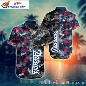 Sunset Surf New England Patriots Hawaiian Shirt