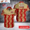 Super Bowl LIV Commemorative San Francisco 49ers Custom Name Aloha Shirt