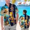 Surf’s Up Bart Chicago Bears Hawaiian Shirt – Men’s Customizable Cartoon Tropical