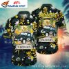 Surf’s Up – Green Bay Packers Vintage Car Hawaiian Shirt