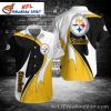 Swoosh Of Steel – Pittsburgh Steelers Flowing Design Hawaiian Shirt