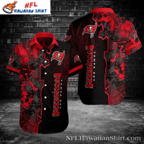 Tampa Bay Buccaneers Abstract Art Tropical Hawaiian Shirt